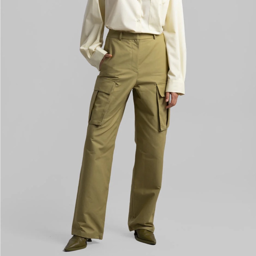 The Frankie Shop Khaki Cargo Trousers